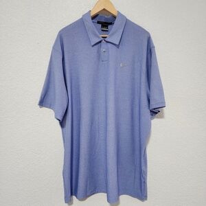 Nike Tiger Woods Collection Men's XXL Purple Golf Polo Short Sleeve